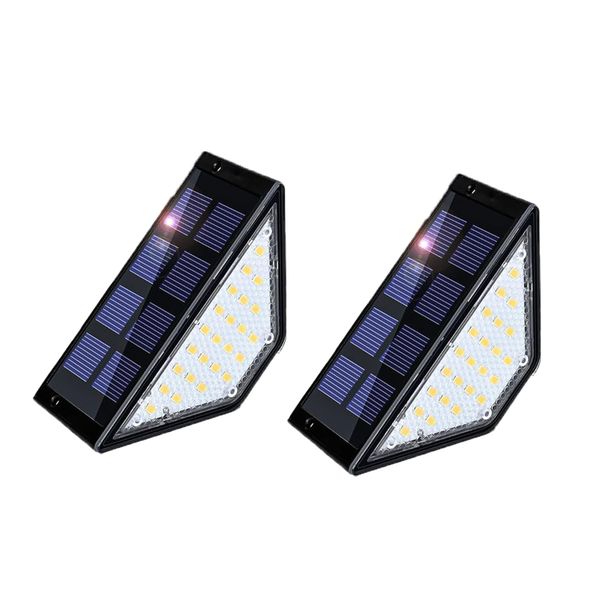 Solar Step Lights Outdoor,Solar Deck Lights Stair Lights with 33 LEDs