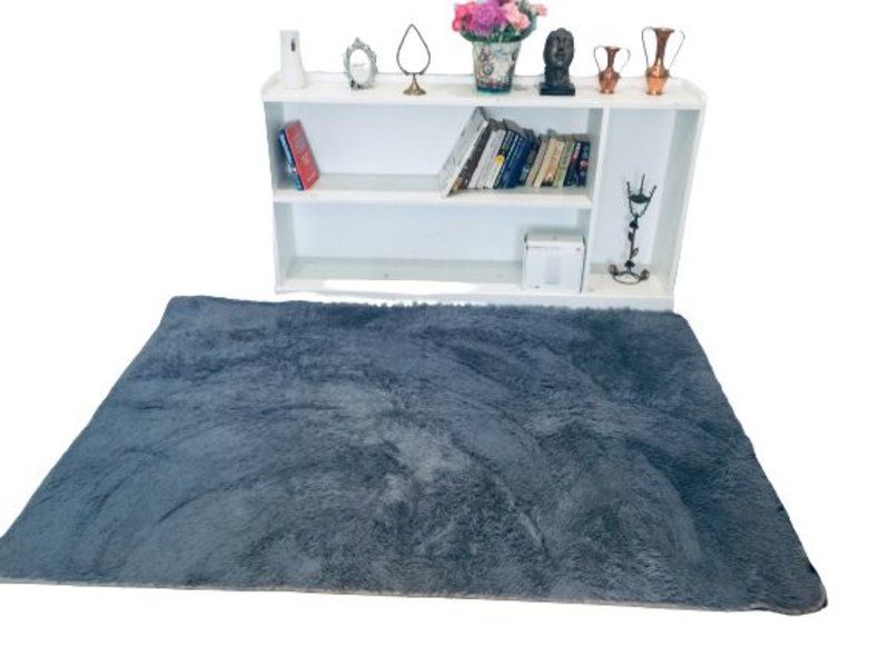 Soft Shaggy Rug - Mid Grey