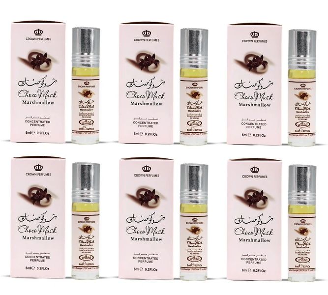 Choco Musk Marshmallow Concentrated Oil for Women - 6x6ml Box