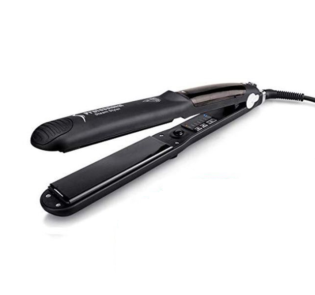 Steam Hair Straightener Flat Iron Professional Ceramic Tourmaline