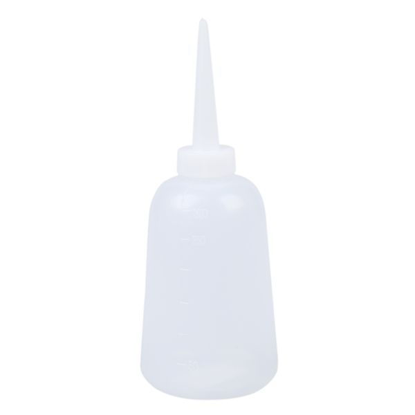 Clear White Plastic Sauce Oil Liquid Dispensing Squeeze Bottle 300ml