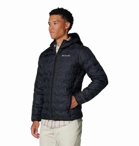 Columbia Men's Delta Ridge II Down Hooded Jacket Black