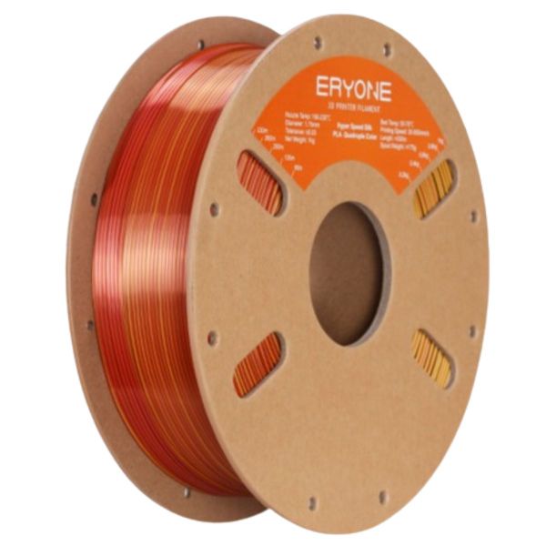 ERYONE QUAD Colour Silk PLA Filament (Metallic Frenzy)
