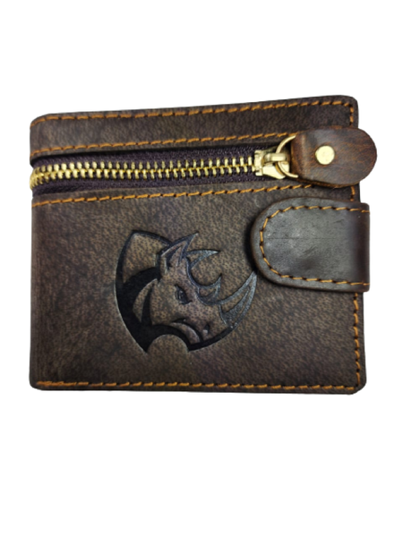 Mens Genuine Leather Wallet 861 - 39 Brown