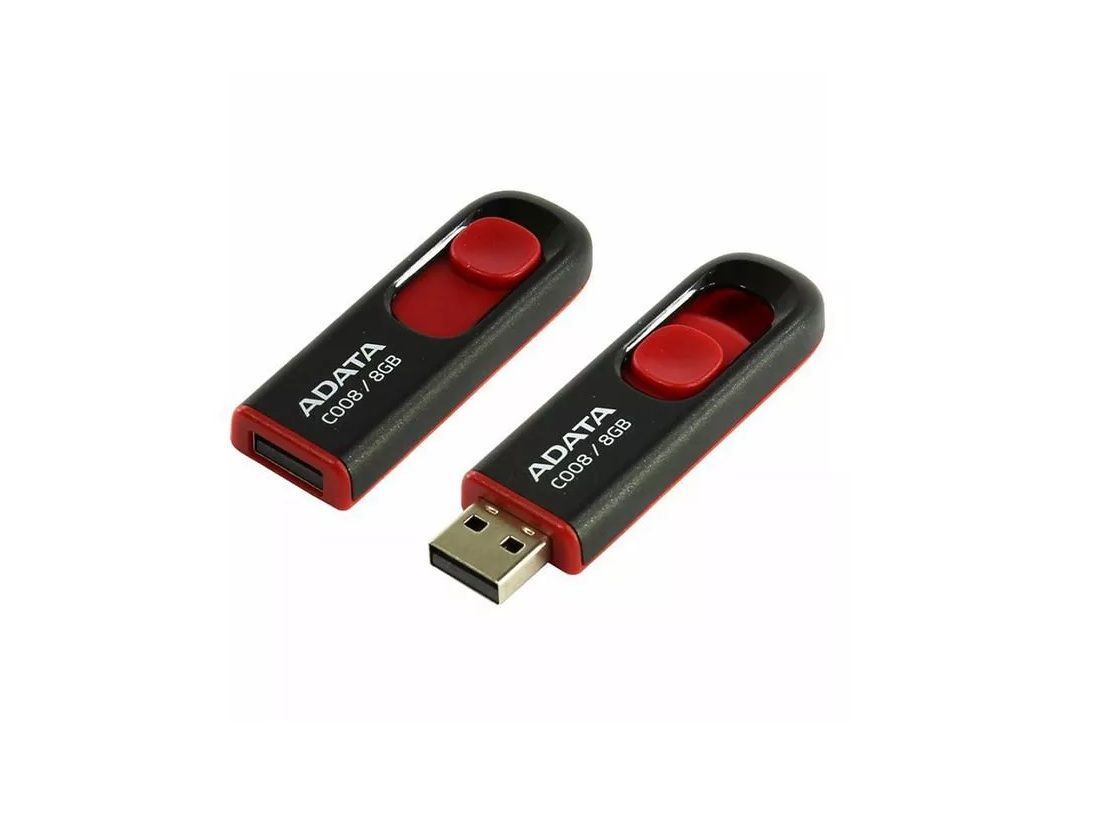 ADATA C008 32GB USB 2.0 Flash Drive - Black/Red | Shop Today. Get