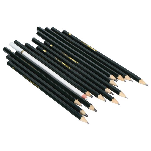 Art Drawing Pencil Set 15-Piece Sketch Box