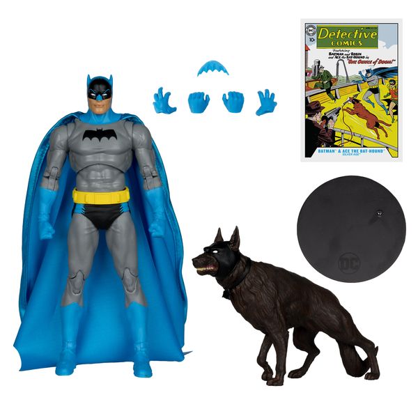 Batman &amp; Ace 1950s DC Multiverse 7IN Figure