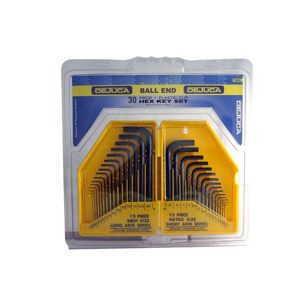 Dejuca - Allen Key Set - Ball - Metric/sae - 30/piece