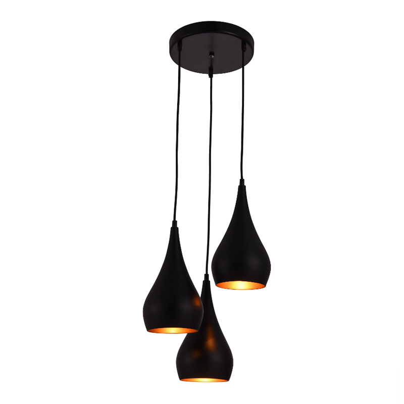 Matte Black Indoor 3 Light Modern Pendant Light 07181 Shop Today