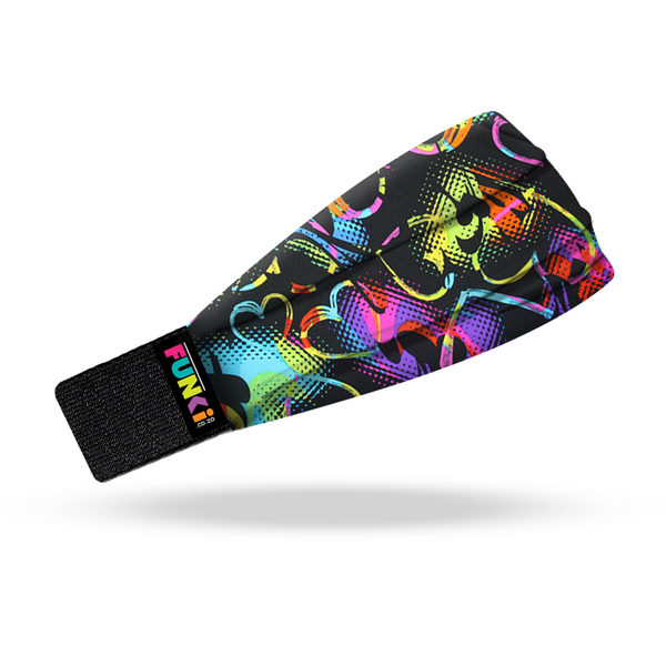 FUNki Rainbow Hearts Adult Headband