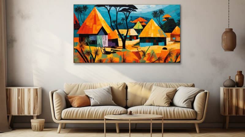 Thatched Tapestry Abstract - Hd0053 image