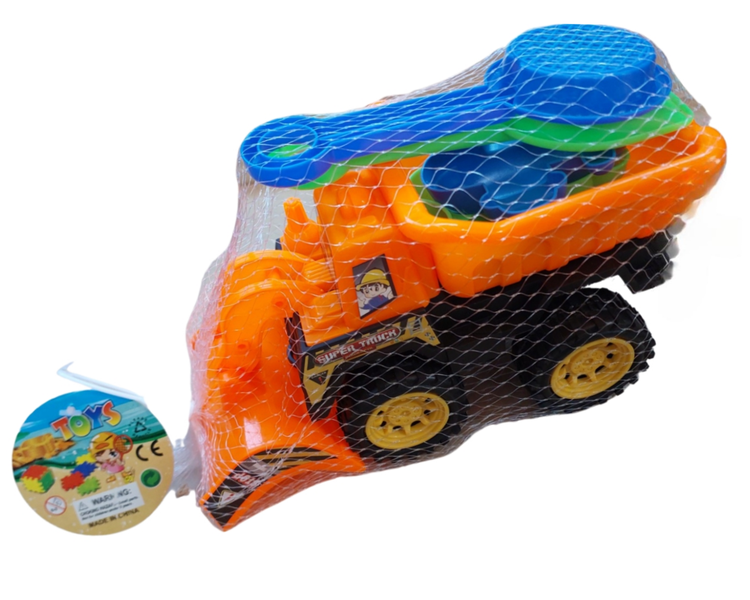 Super Truck with Sieve, Shovel and Sand Moulds for the Beach