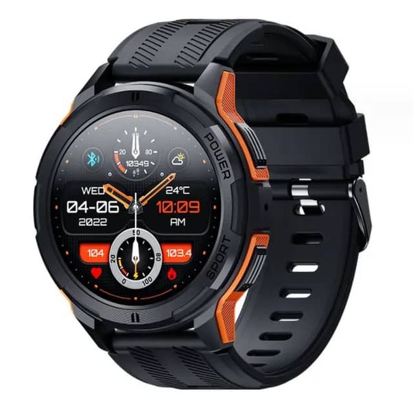 Sports Smart watch for men, 410 mAH large Battery, Health Monitoring,BP