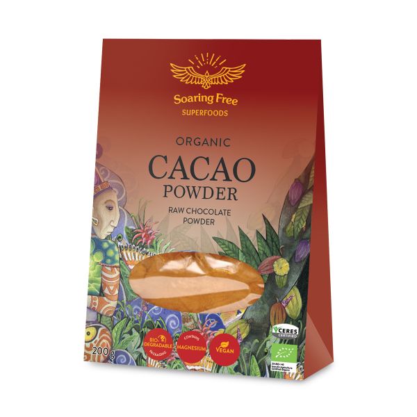 Soaring Free Organic Cacao Powder 200g