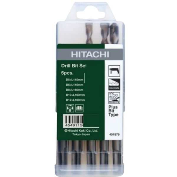 Hitachi- Drill Bit Set (B) - 5 Pieces