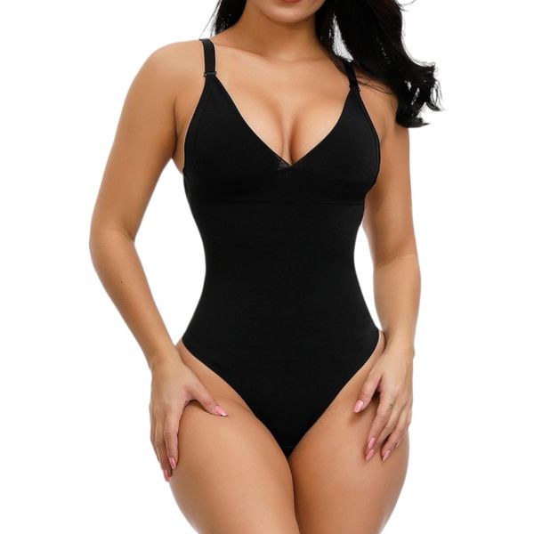 Pear Shapewear Sculpting Thong Shapewear Bodysuit