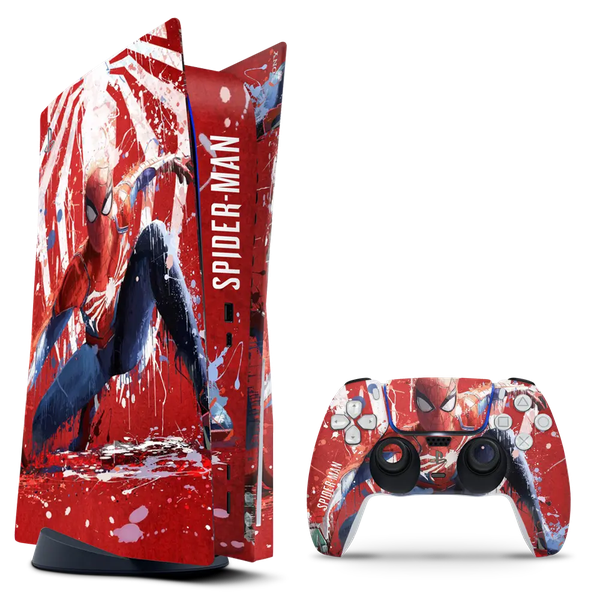 Decal Skin Compatible with PS5 (Disc) - Spider-Man (Spider-Verse) (Decal Only)