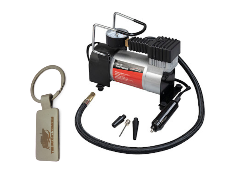 High Quality 12V Heavy Duty Air Compressor With TIT Keychain