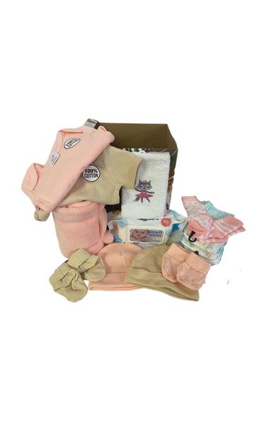 Adorable Baby Girl Gift Set 3 -6 months 16 Pieces