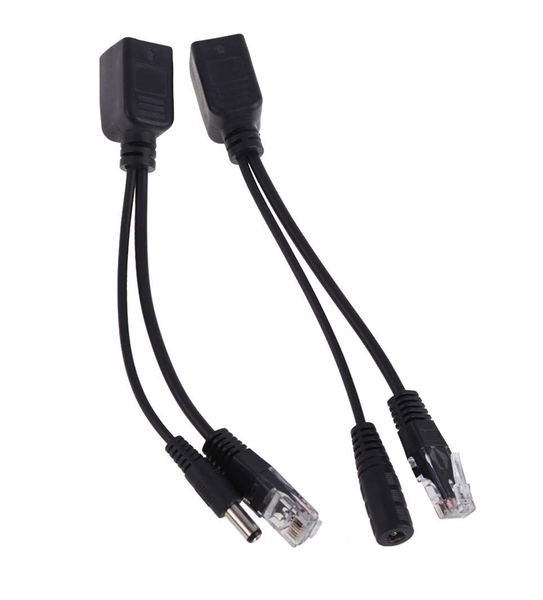 Rappid RJ45 Power Over Ethernet POE Adapter Injector &amp; Splitter Cable