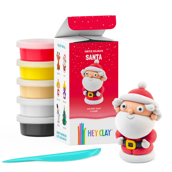 Hey Clay - Modelling Air-Dry Clay with Interactive App - Santa, Christmas