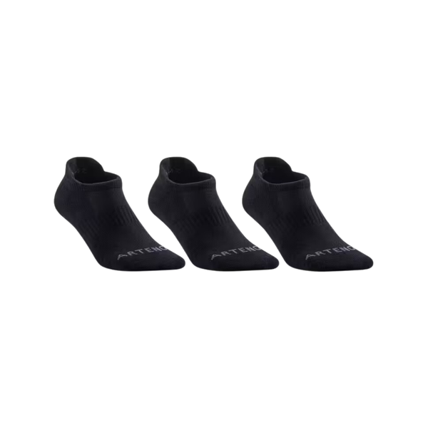 Artengo RS 500 Low Sports Socks Tri-Pack - Black