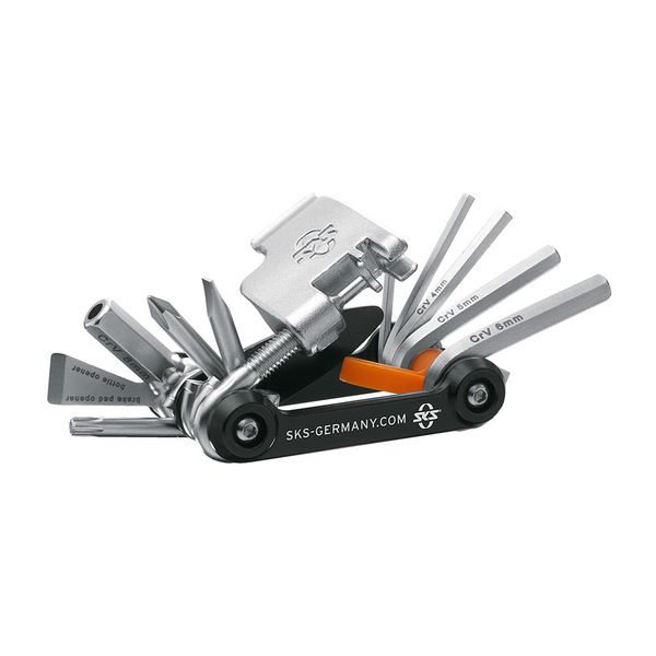 SKS Germany: Bicycle Tools - Mini Tool for Bikes with 18 Functions TOM 18
