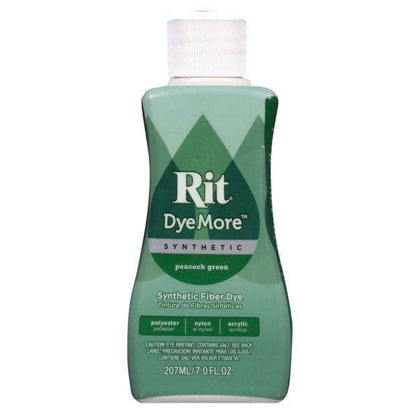 Rit DyeMore Synthetic Fibre Dye - Peacock Green 207ml
