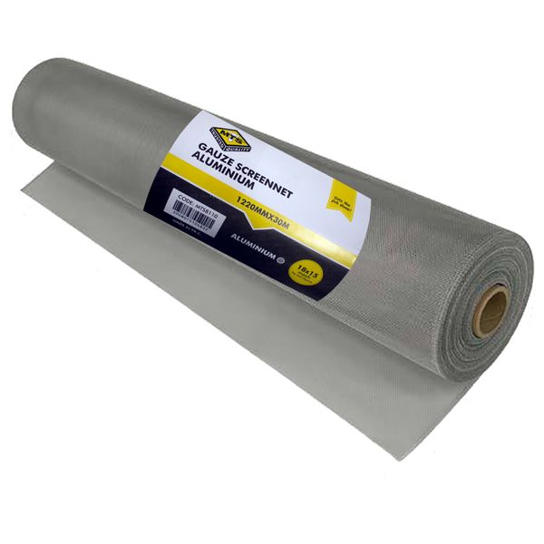 MTS Gauze Screen Net Aluminium 1,22 30m Natural