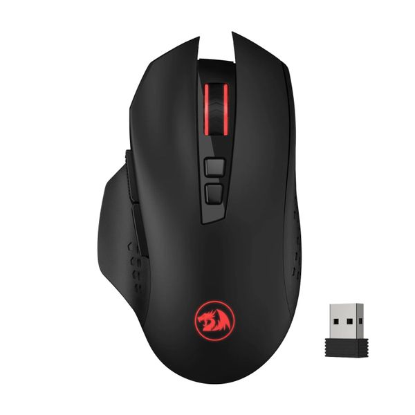 Redragon Gaming Mouse GAINER 4000DPI 7-Button Wireless Mouse - Black