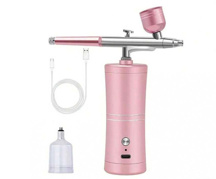 Ideal for Nails, Art, Cake &amp; Makeup: Portable Airbrush Compressor Kit