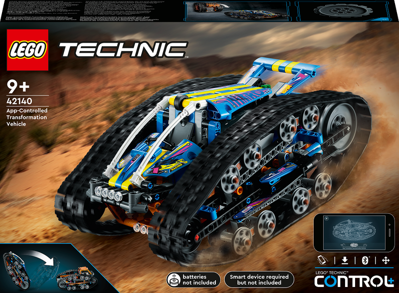 LEGO® Technic™ App-Controlled Transformation Vehicle 42140 Building Toy Cars (772 Pieces)