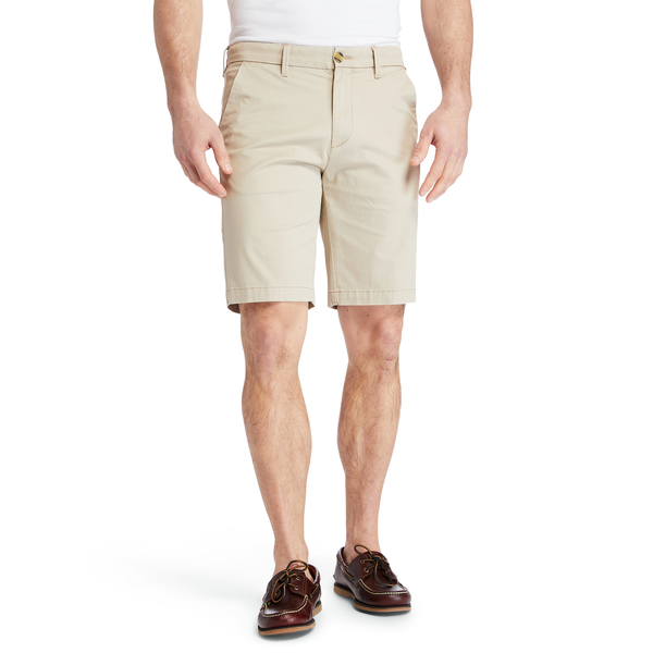 Timberland Squam Lake Stretch Chino Shorts For Men In Beige