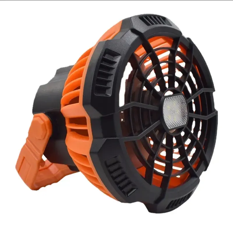 Portable Camping Fan with LED Light