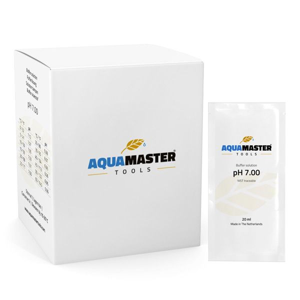 Aqua Master pH 7.00 Calibration Buffer Solution - Box 25x 20ML Sachets