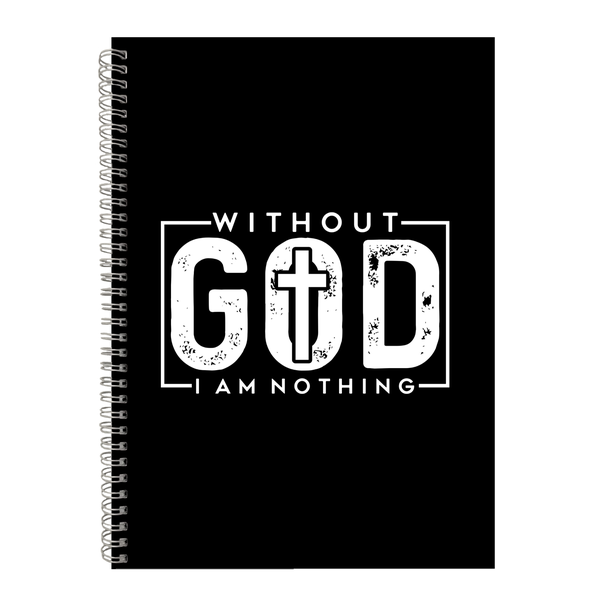 Without God Christian Writing Book Notepad Notebook Gift A4-402
