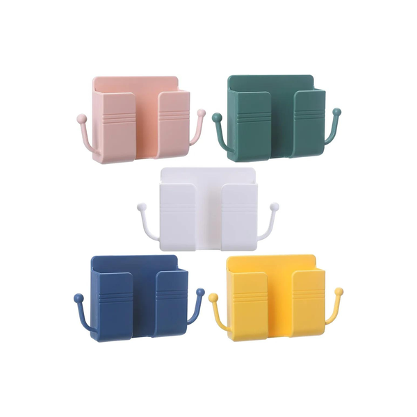 Wall-Mounted Mobile Phone Storage Box Phone Charging Remote Control Storage