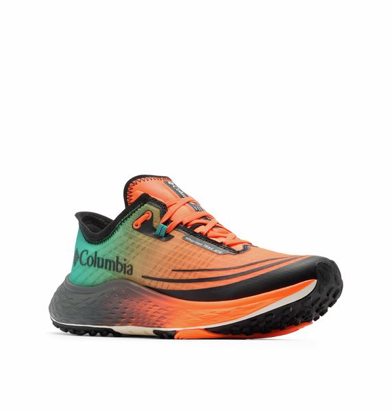 Columbia Men's Konos Speed Trail ATR Shoes Teal Chloride Blaze