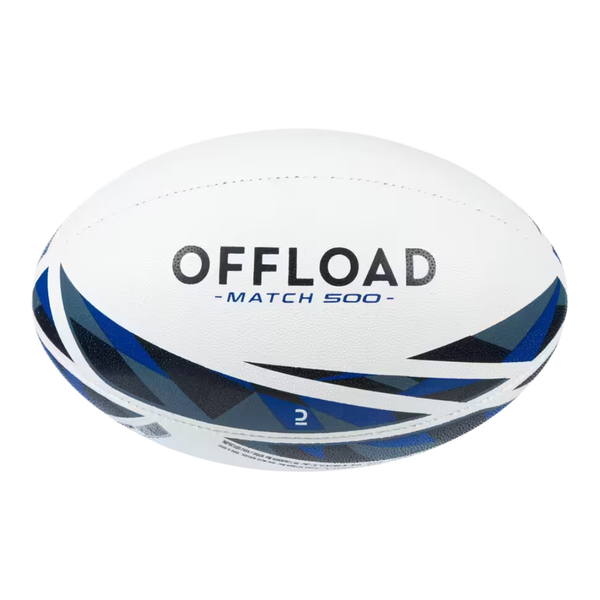 Offload Rugby Ball - Size 5 - R500 Match Blue