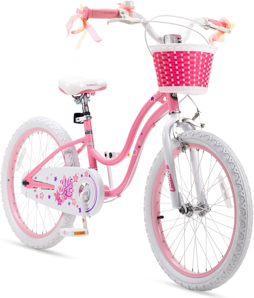 Royalbaby Stargirl 20 Inch Girls Bicycle Pink /White