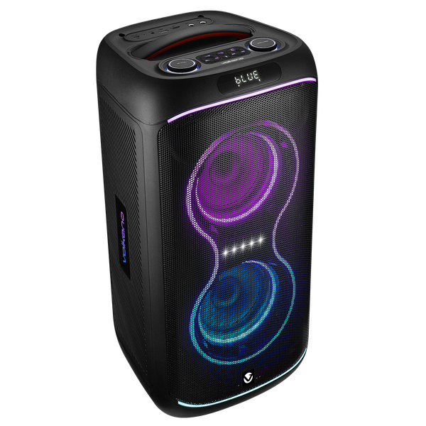 Volkano Elite Series Dual 6.5" Portable Party Speaker with FM Radio &amp; TWS