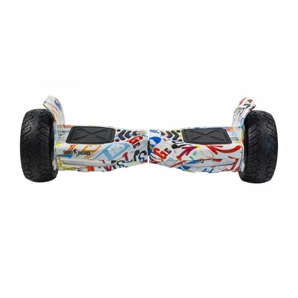 8.5" All-Terrain Hoverboard Dual Motors Extended Battery Life - White