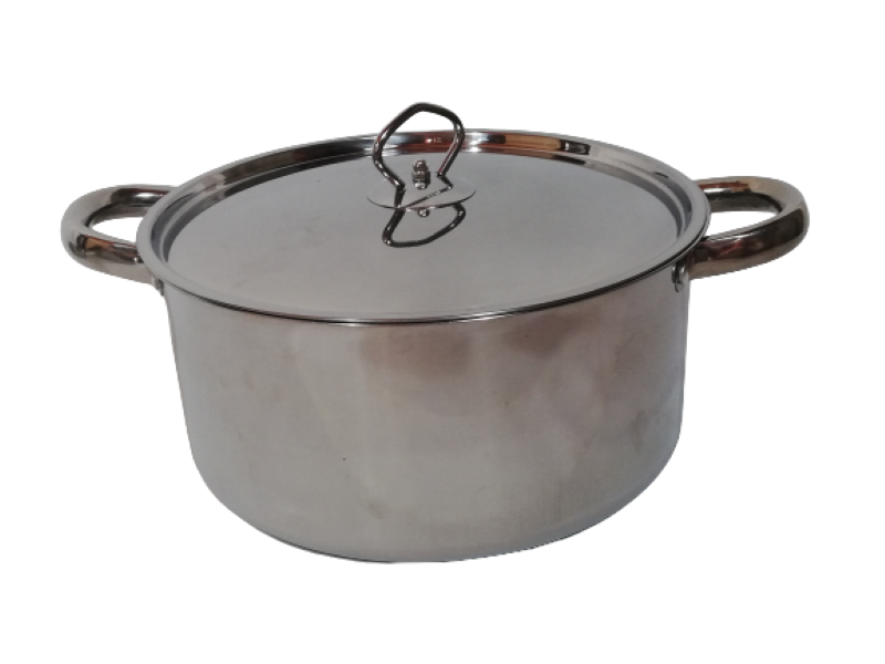 Pot Casserole Stainless Steel With Lid Chk Shop Today Get It Tomorrow