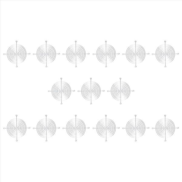 15Pcs 120mm 4 7 Inch Metal Fan Guard Protective Grill for PC Ventilator