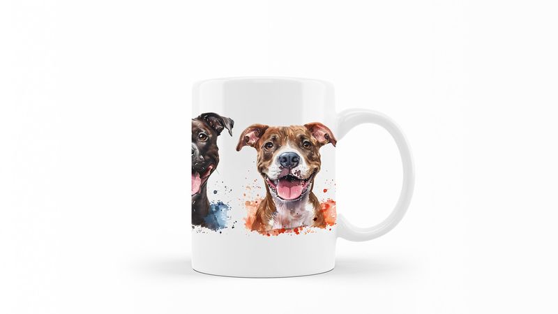 American-Staffordshire-Terrier Printed Coffee Mug DSGN92