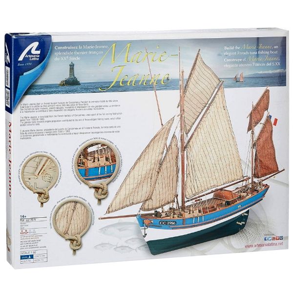 Artesania Latina 1/50 Marie Jeanne Ship Wooden Model Kit