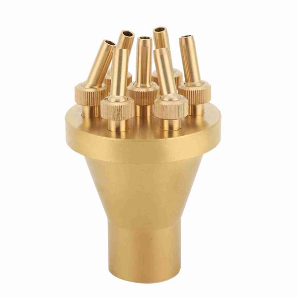 FNPT 1" DN25 2 Tier Center Straight Style Fountain Nozzle Garden Pond Spray