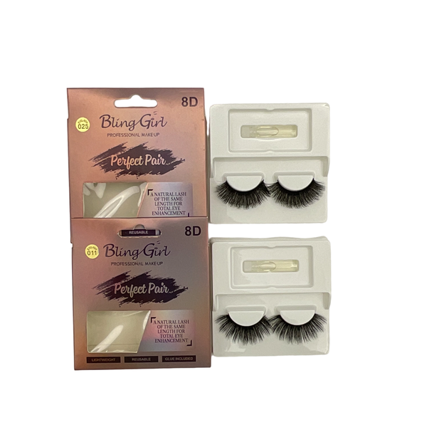 Bling Girl Perfect Pair 8D Eyelash 2 Pairs #011 &amp; #024