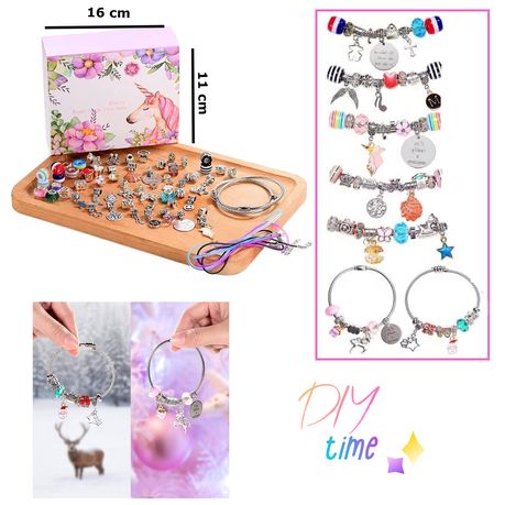 Unicorn charm jewellery on sale kit