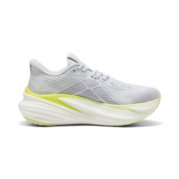 Puma Women's MagMax NITRO 2 Road Running Shoes - Silver Mist/Apple Spritz